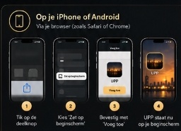 Direct in je browser, op elk apparaat